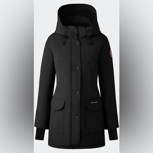 Canada Goose Jackets & Blazers - CANADA GOOSE women's trillium parka jacket Women's Black Hooded Jacket SZ M